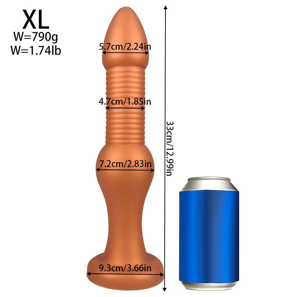 Anal Dildo Gay Sex Toys Silicone Buttplug Huge Anal Plug for Women Men Prostate/G-spot Masturbation 18+ Long Butt Plug