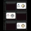 10pcs 6/9-hole Coin Collection Album Inner Pages Loose-leaf Cores PVC Material for Block Dust Fingerprints Display Collection