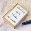 Cute and Stylish Wooden Rubber Stamp Set for Birthdays, Thank You Cards, Bridal, and Letters, Made In Japan (#70)