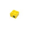 Compatible With 4 Holes Printed Eye Small Particles Diy Duckling Yellow Duck Early Childhood Education Building Block Accessories Building Bag