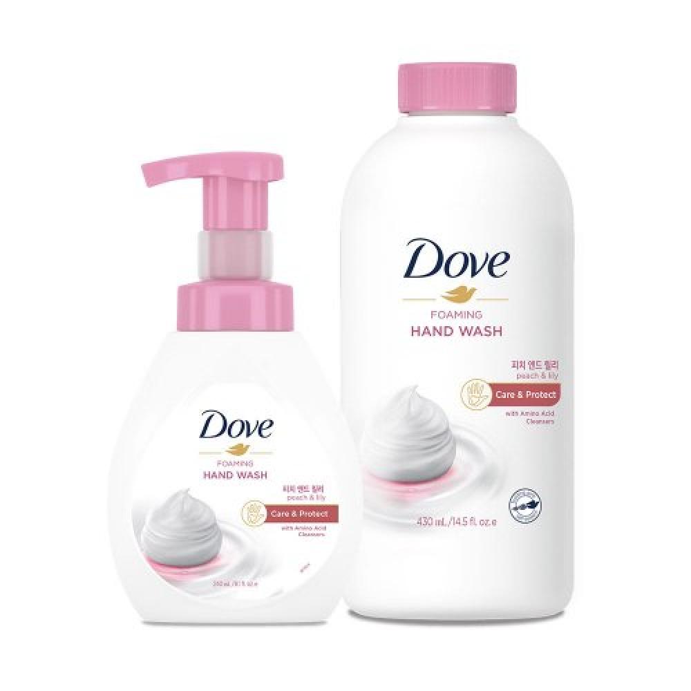 Dove Hand Wash Peach Original 240ml+refill 430ml none