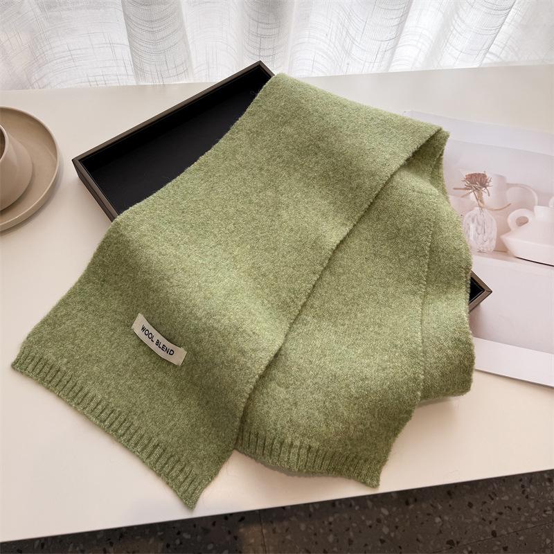 Winter Scarf For Women Long Warm Cashmere Scarves Hijab Solid Lady Shawl Wrap Female Pashmina Bandana Head Scarfs Poncho Stoles