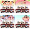 Entzückende Crayon Shin-chan Laufende Filmszene Serie Blind Box Puppen Spielzeug Modelle
