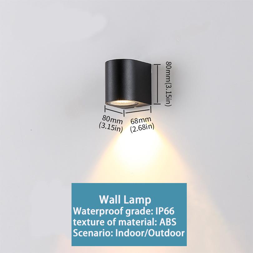 LED Outdoor Wall Lights  Exterior Wall Sconce IP66 Waterproof Led Sconce Lamp for Porch Front Door Garden Wall Lamp