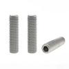 10 pcs M1.6 M2 M2.5 M3 M4 M5 M6 M8 M10 X 3-60 mm Pure Titanium TA2 GR2 Cup Point Flat Culet Headless Hex Allen Socket Screw Bolt