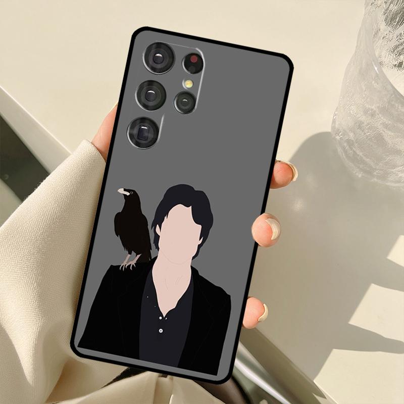 Vampire Diaries Damon Salvatore Case For Samsung Galaxy S22 Ultra S21 S20 S24 S25 Ultra S9 S10 Plus S23 FE S25 FE Back Cover