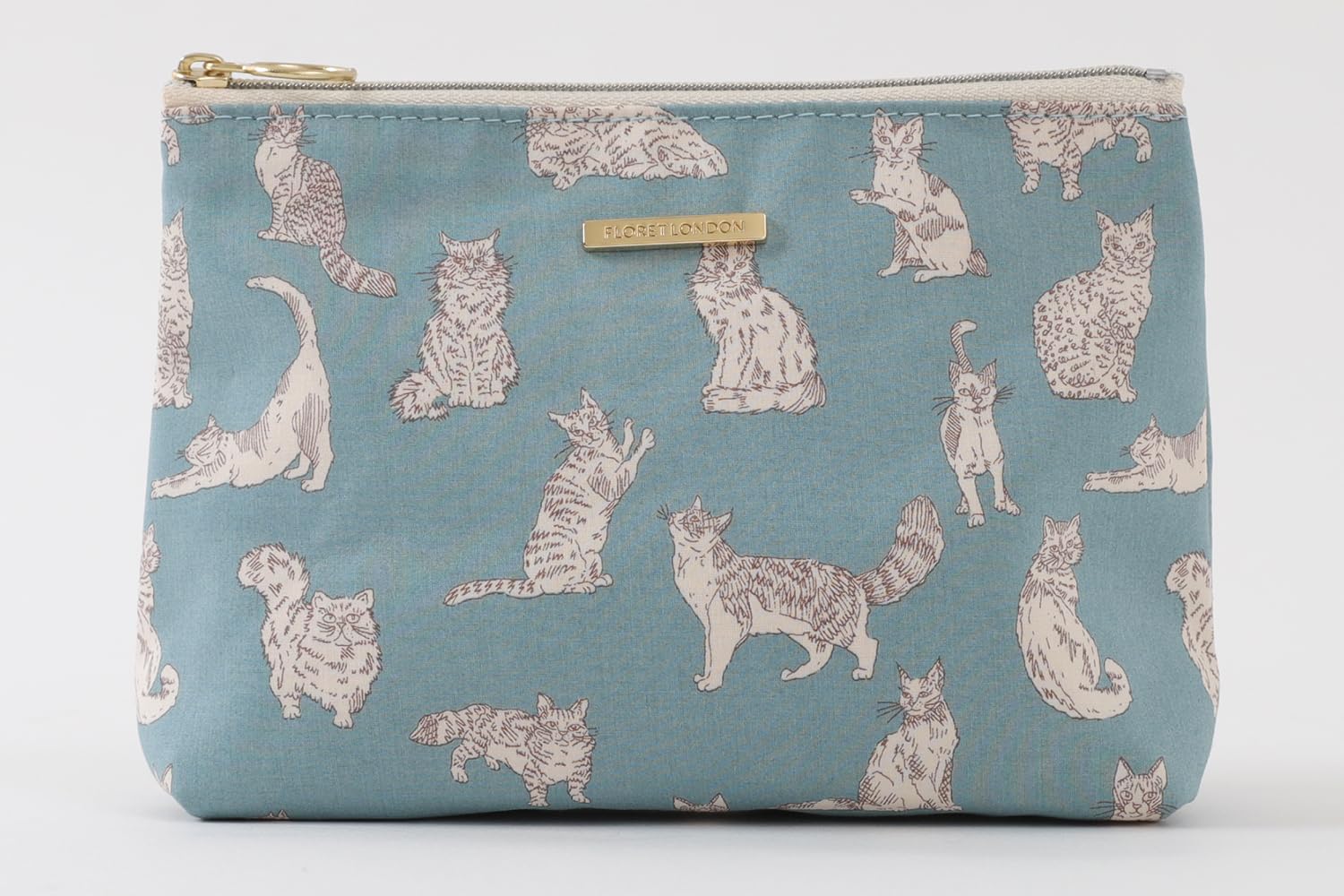DDintex FLORET LONDON BASIC Косметичка L, Цвет Miao Blue, 18 x 12 x 5.5см [Принт Liberty]