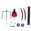 Pumpkin Windmill Iron PLA Spooky Rotating Pumpkin Sculpture Garden Wind Spinner Festive Accent for Pathway Lawn Porch