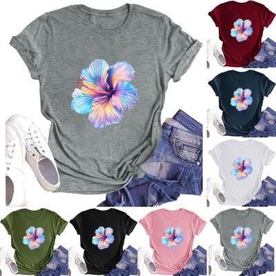 T-Shirts Kurzarm-T-Shirts für Damen, modische Oberteile, leicht, weich, lässig, Sommer-Outfits