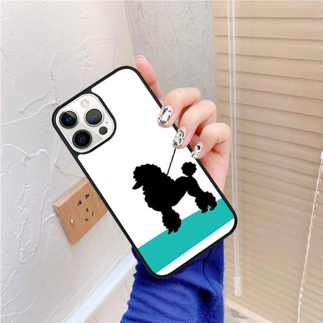 Life Is Better With A Poodle Silhouette Phone Case For iPhone 17 Air 16 15 14 Plus Apple 16 11 12 13 Pro Max Coque