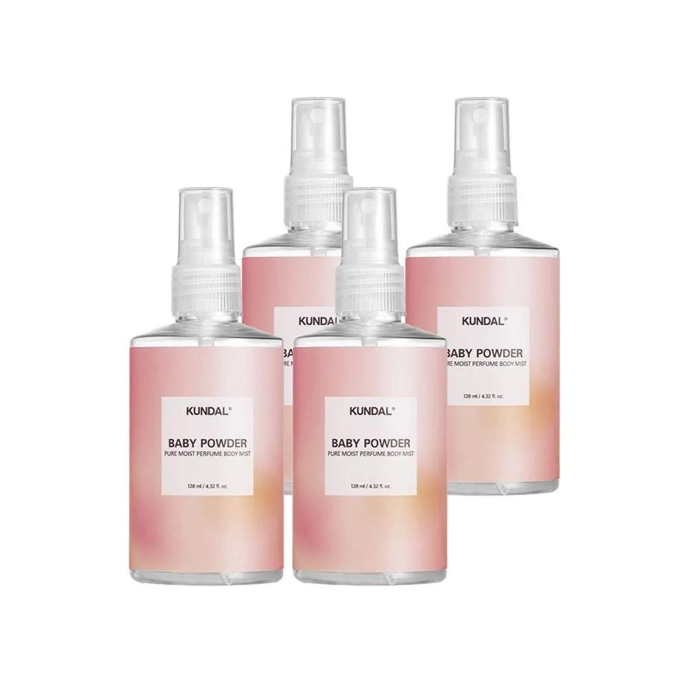 KUNDAL Pure Body Mist Baby Powder 128ml x 4