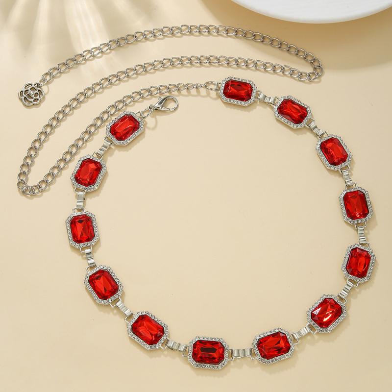 1Pcs Vintage Metal Crystal Rhinestone Waist Belly Belt Chain For Women New Fashion Summer Beach Bikini Body Jewelry New