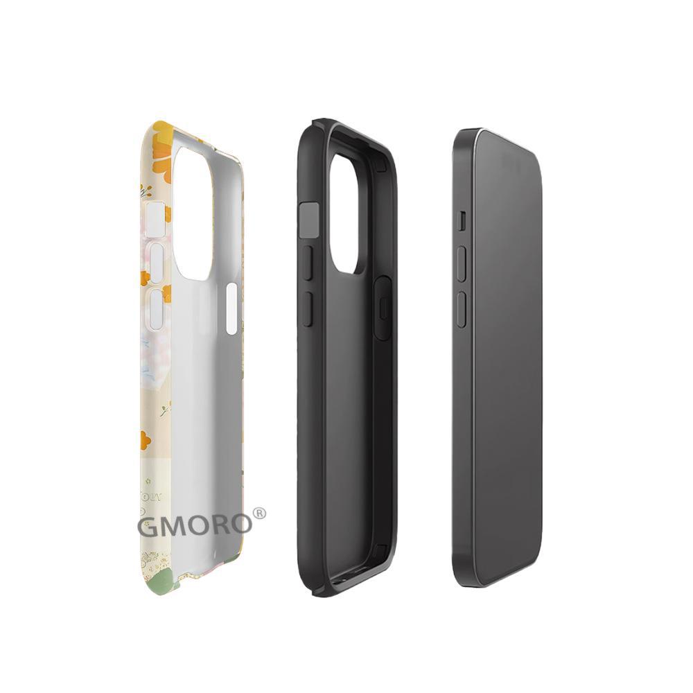 Hot-selling Bow Flower Mobile Phone Case for iPhone17 2-in-1 Film Apple 16pm Anti-drop Cover