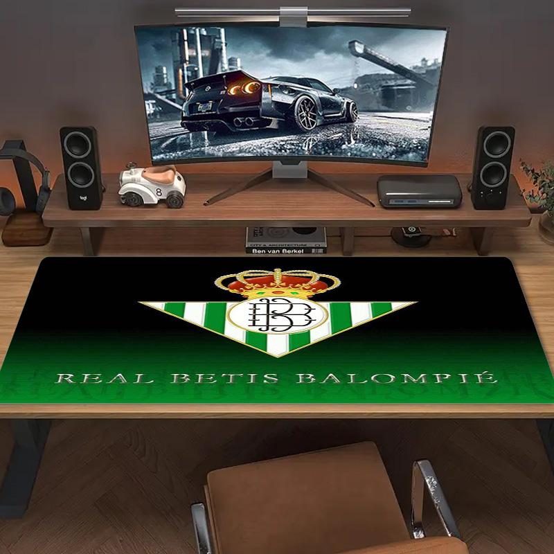 Real Betis Color Mouse Pad Large Gaming Table Cushion Non-slip Laptop Tablet Big Mousepad XXL Mat Mini PC Playmat With Lock edge