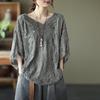 Spring Autumn Women Top Casual Pullovers Hollow Out Lace Embroidery V-neck Top Women's Loose Large Sunscreen Blouse