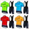 Mens Cycling Bib Shorts Set With Short Sleeve Jersey Breathable Sportwear Road Bike Riding