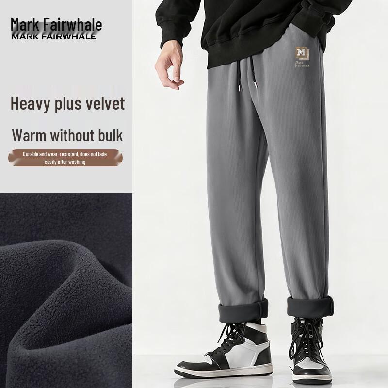 Mark Fairwhale Men's Heavyweight Corduroy Straight-Leg Casual Pants