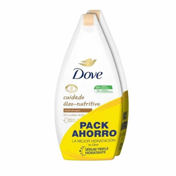 

Dove Увлажняющий гель для душа с аргановым маслом 2x500 мл