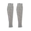 Scaldamuscoli da Donna Taglie Forti Lavorati a Maglia a Treccia Sopra il Ginocchio Alti sulla Coscia Calzini Senza Piedi Caldi Calze per Stivali Invernali Streetwear