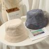 Japanese Simple Soft Fashion Outdoor Unisex Sun Hats Women Hat Autumn Winter Corduroy Bucket Hat