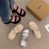 Fashion Shoes Ladies' Slippers Slipers Women Shale Female Beach Platform 2025 Summer Sabot Soft Slides Retro Shoes Slippers Soft Platfor