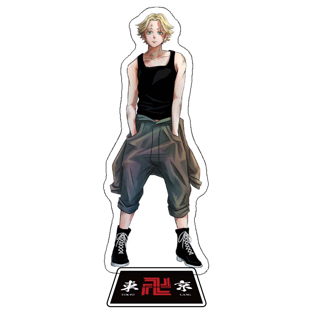 Anime Tokyo-revenge Acrylic Bracket Model Character Manjiro Sano Draken Model Desktop Ornament Standing Fan Collection Gift