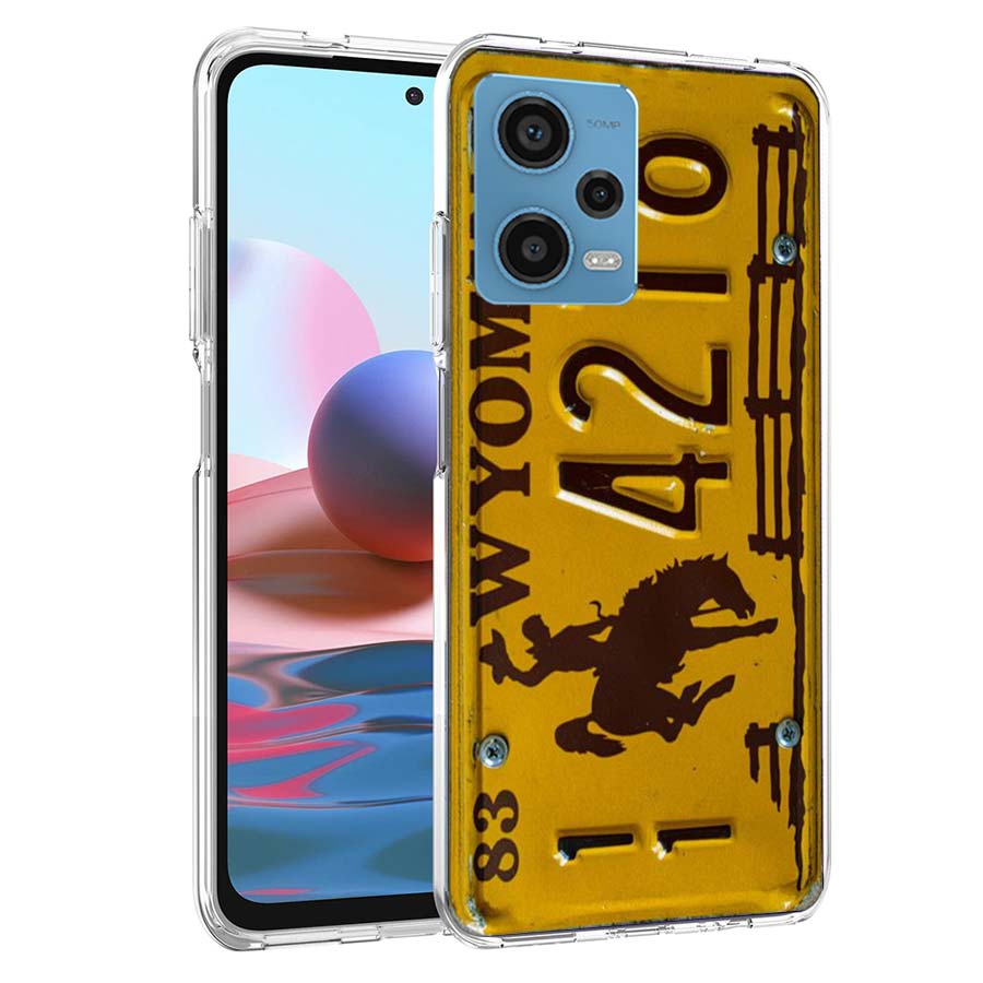 

License New York Plate Number Phone Case For Redmi Note 13 12 14 15 Pro Plus 13R 11 11T 11E 11S 10 Pro 10S 9 9S Cover Cell Clear Redmi Note 13 5G
