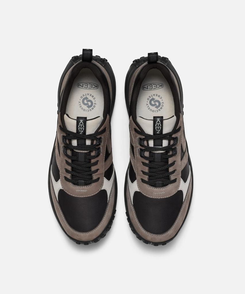 Keen Ks86 Men'S Leather Sneakers Black/Steel Grey