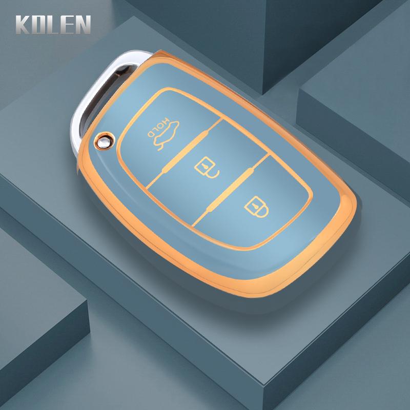 

Fashion Tpu Car Remote Key Case Cover Shell For Hyundai Tucson Sonata Fe Creta Ix25 Ix35 Ix45 Solaris Elantra Accent I10 I20 I30