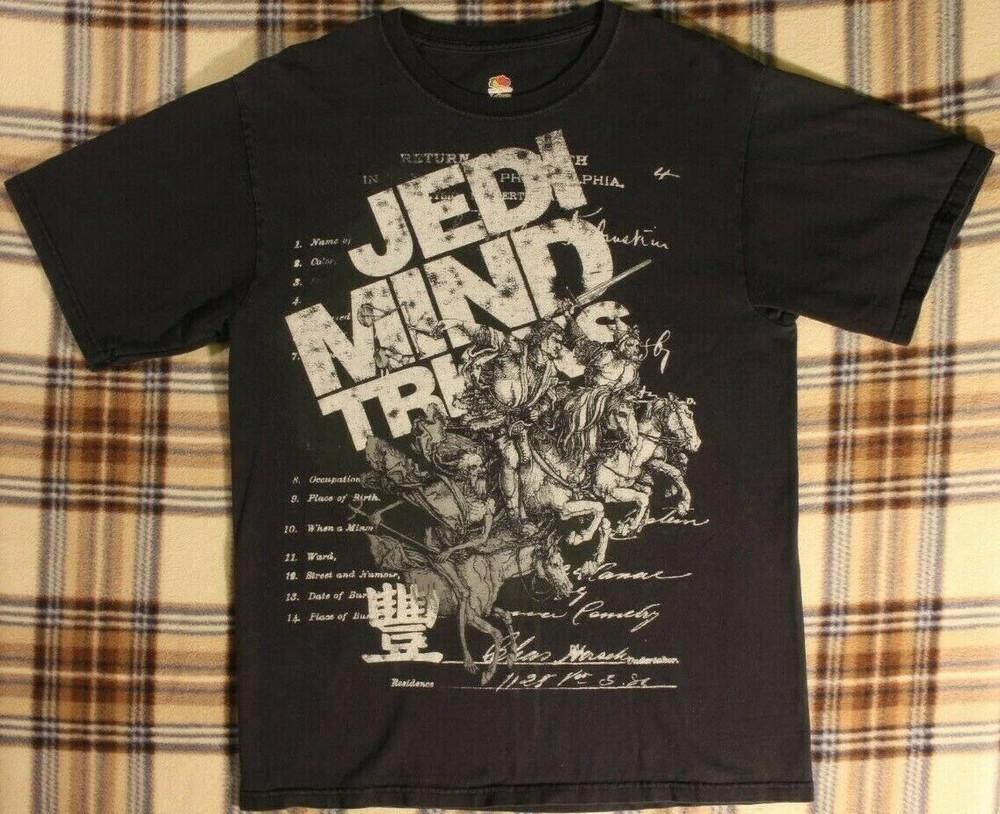 Ретро футболка Jedi Mind Tricks Винни Паз DJ Kwestion Stoupe Jus Allah Drew Dollars Унисекс S