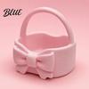 Makeup And Sundries Holder 3D Printed Bow Storage Basket Portable Rounded Design Lipstick