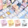 128 Sheets Aesthetic Stationery Pull-Out Label Stickers Writable Memo Pad  Student