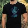 Mens Zombie Anime Girl Theme Cotton T-Shirt Size XS To 5XL-