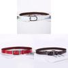 Genuine Leather Double Layer Belt For Women With Vintage Style And Small Pin Buckle For Dresses