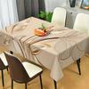 Golden palm leaf pattern tablecloth - Suitable for picnics, camping, weddings, parties, festivals, and table decoration