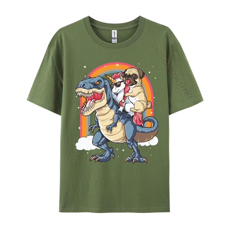 

Pug Unicorn Dinosaur T Rex Girls Rainbow Tshirt Brand Mens Top Tee Shirts Black Designer T Shirt Graphic T Shirts Men Oversized 4XL