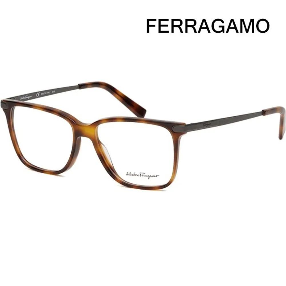 Eyeglass Frame SF2877 068 Transparent Leopard Print Square Lightweight Horn-rimmed