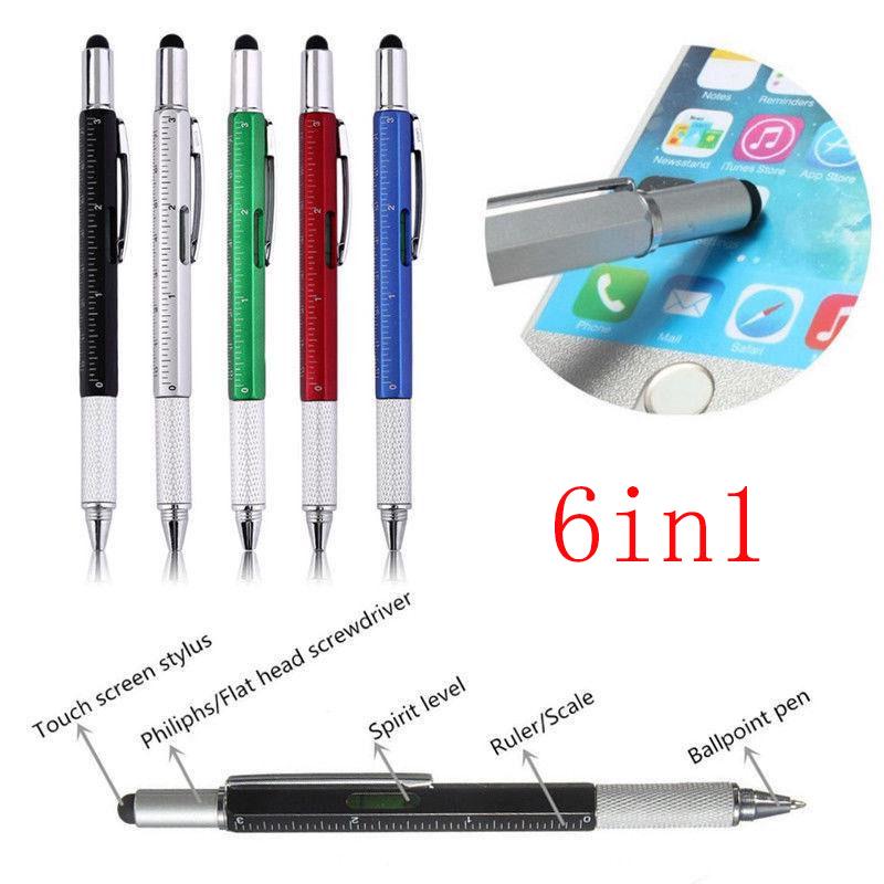 Buy 6in1 Multifunction Touch Screen Stylus Ballpoint Pen with Ruler ...