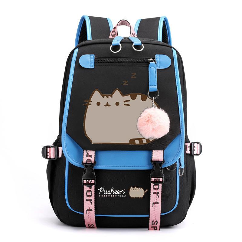 Cartoon Cute Printed School Bag Outdoor Travel Oxford Cloth Backpack