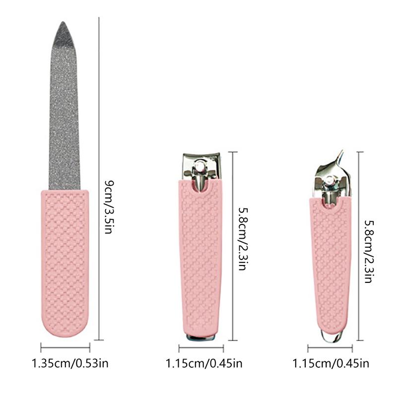 

3/10/12/18Pcs Manicure Set Pedicure Sets Nail Clippers Tools Stainless Steel Professional Nail Scissors Cutter Travel Case Kit