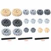 MOC Bricks Technical Accessories Bulk Multiple Sizes Gear Cross Axles Set Compatible All Brands Building Blocks Educational Toys