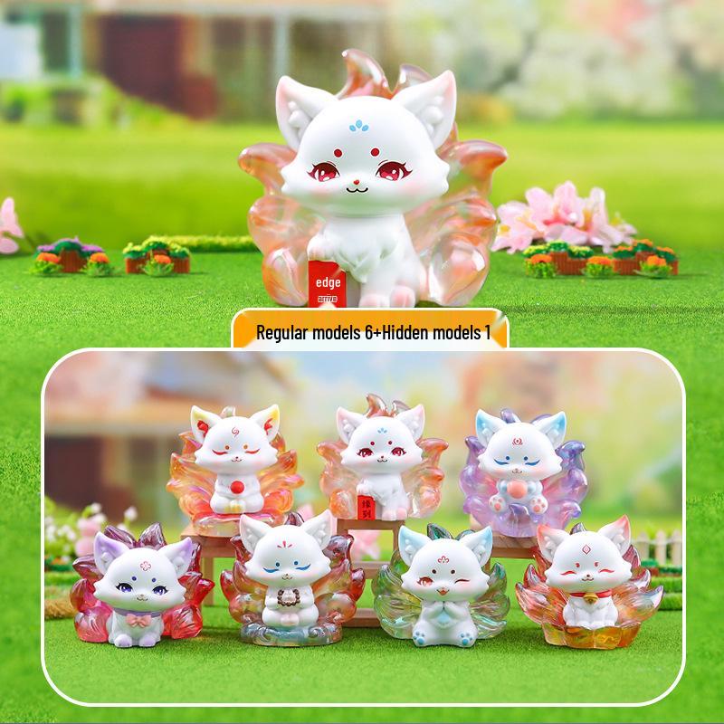 Kunlun Neunschwänziger Fuchs Überraschungsbox - Geburtstagsgeschenk Ornament für Jungen & Mädchen