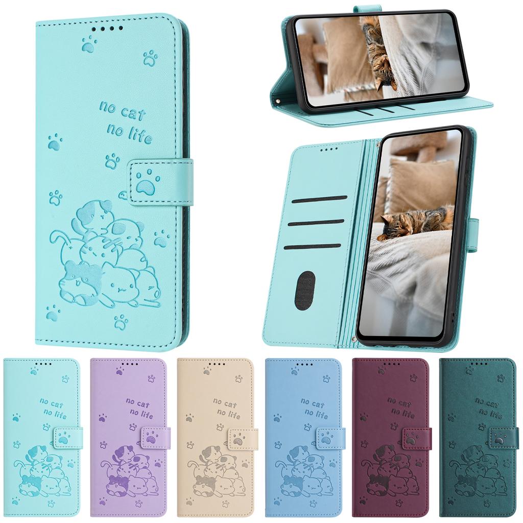 Leather Case for Huawei Honor 400 200 90 Pro 400 90 200 Lite 200 90 400 Smart Case 3D Cat Wallet Flip Back Cover Shell Card slot
