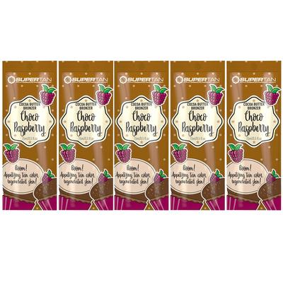 Bálsamo Acelerador de Bronceado Supertan Choco Frambuesa 5x15ml