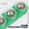 4Pcs Catnip Licking Balls Rotatable Wall Cat Edible Ball Toy with Natural Catnip Silvervine Safe Healthy Kitten Teeth Cleaning Dental Toy for Indoor