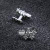 Gioielli per Piercing al Corpo in Acciaio Inossidabile Ancore Dermiche Incastonate di Cristallo Set Accessori di Grado Impiantabile Microdermal