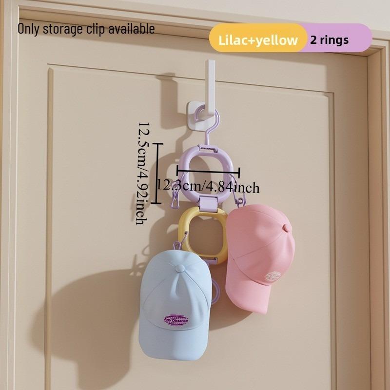 

1pcs Hat Storage Clip for Doors Home Use Baseball Cap and Cap Organizer Wardrobe Multi-Functional Hanging Bag Display Rack