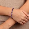 Amethyst Tennis Bracelet -925 Sterling Silver