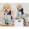 Fashion Patchwork Pet Raincoat Waterproof Reflective Dog Coats Jackets Keep Warm Windproof Dog Four-legged Work Jacket