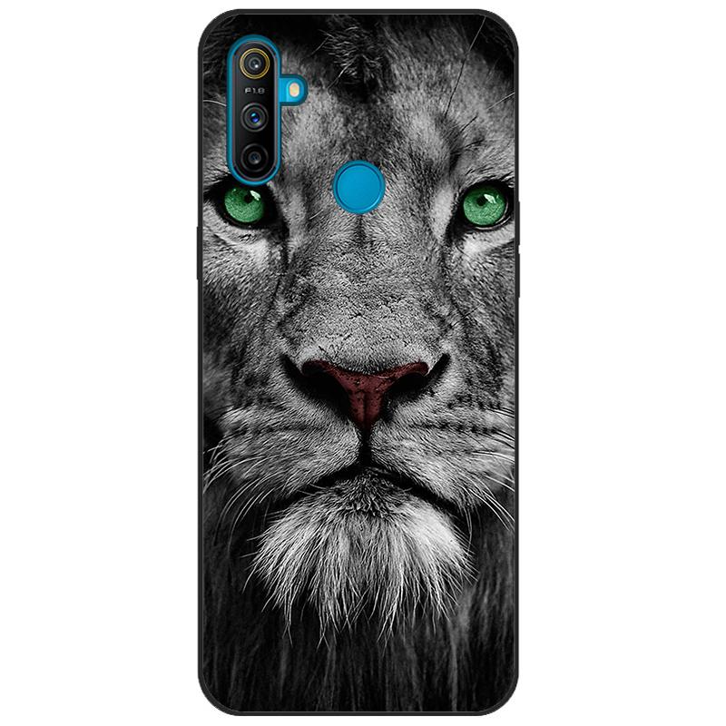 For Realme C3 Case Cover Soft Silicone TPU Patterned Back Cover For OPPO Realme C3 RMX2020 C 3 RealmeC3 Cartoon Phone Case Funda